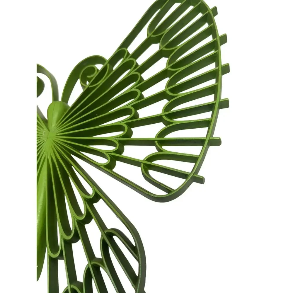 Vintage Bright Green Butterfly Wall decor boho home interior bedroom wall art